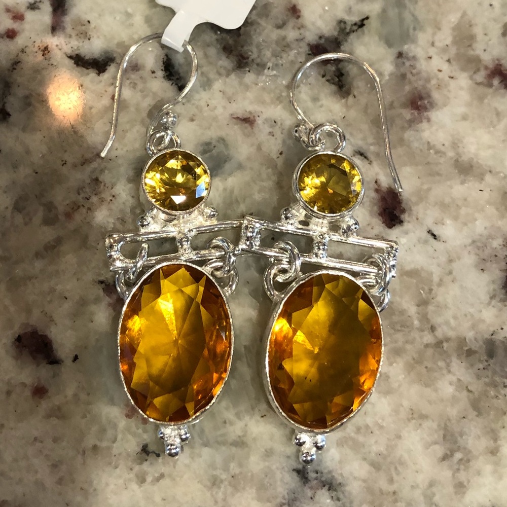 Citrine earrings